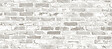 FIXOR - Adhésif décoratif brique blanche 45cmx2m - vignette