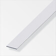 ALFER - Plat 20mm aluminium anodisé argent 2m - vignette