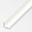 ALFER - Cornière égale aluminium epoxy blanc brillant filmé 19.5mmx1m - vignette