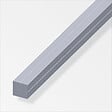 ALFER - Carré plein 7.5mm aluminium brut 1m - vignette
