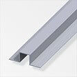 ALFER - U carré 2 côtés 180° 11.5x31.5mm aluminium brut 1m - vignette