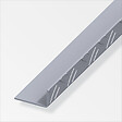 ALFER - Cornière égale grain de riz aluminium brut 23.5x43.5mmx1m - vignette
