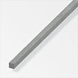 ALFER - Carré plein 7x7mm acier étiré gris acier 1m - vignette