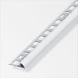 ALFER - Arrêt carrelage arrondi PVC gris 10x2.5mm - vignette