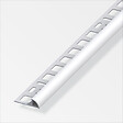 ALFER - Arrêt carrelage rond aluminium anodisé argent 8x- 2,5mm - vignette