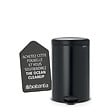 BRABANTIA - Poubelle à pédale Newicon - Ronde - Noir - Mat - 20L - vignette