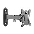 METRONIC - Support TV mural inclinable orientable 13-28 pouces - Noir - vignette