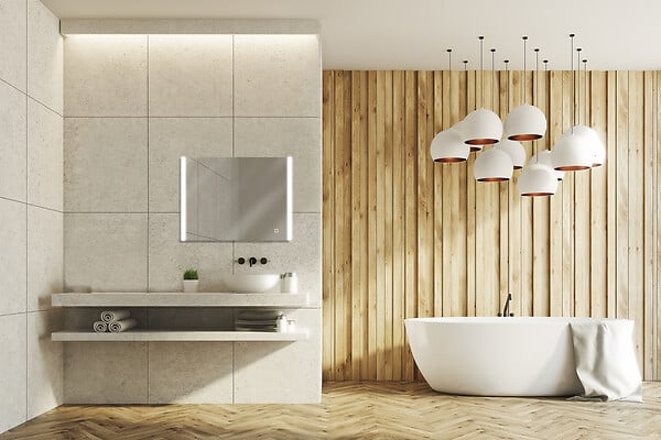 MP GLASS - MIROIR LED Grant - 60x80cm - large