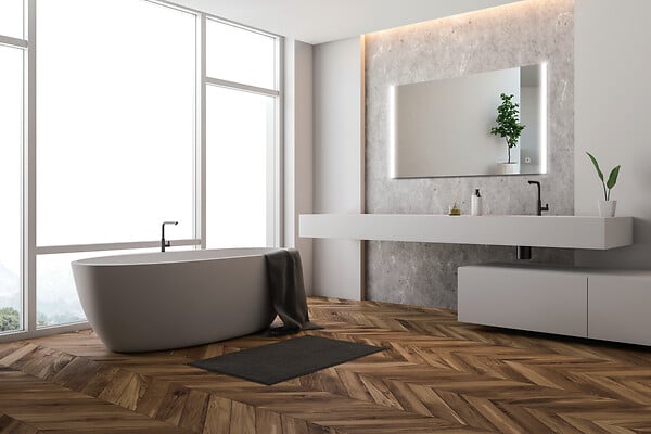 MP GLASS - Miroir Led Grant - 60x100cm - large