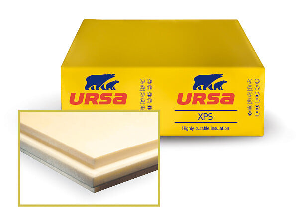URSA - Panneau Xps N W E - Polystyrène - Ep40mm - 125x60cm - large