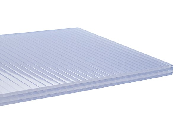 CARBOGLASS - Plaque polycarbonate alvéolaire opale - 400x98cm Ep.32mm - large
