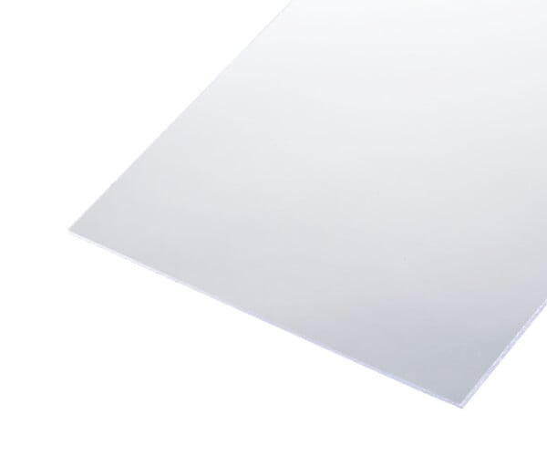 STYROGLASS - Verre synthétique 8mm 100x50cm clair lisse - large