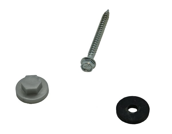PROFILES - Kit de 50 fixations aluminium pour profil vissable 16mm - large