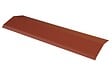 QUICKTILE - Faîtière pour panneau tuile laqué - Acier 92 cm - Brun rouge - vignette