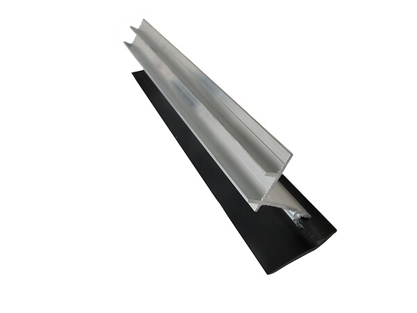 PROFILES - Kit faîtage supérieur pour profil porteur - Gris - 4m - large