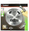 TIVOLY - Lame scie circulaire 184mm - 24 dents - Bois plâtre - vignette