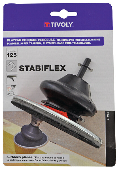 TIVOLY - Plateau ponceur stabiflex D125mm - large