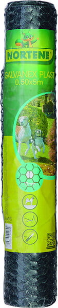NORTENE - Grillage triple torsion hexagonal plastifié Vert H.50xL.500 - large