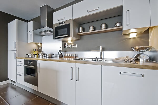 SPTD - Frise de finition crédence inox 120x15cm - large