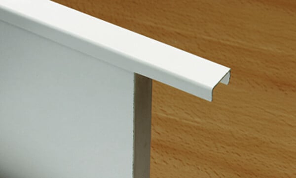 SPTD - Profil PVC rigide en U blanc 19mmx2.75ml - large