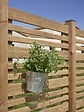 Collections Atlante - Panneau occultant en bois FIORE - Naturel - 90x180cm - vignette