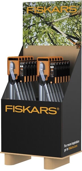 FISKARS - Coupe-branches crémaillère Lame franche PowerGearX L LX98 - large