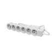 LEGRAND - Multiprise 6 prises extra-plate - Blanc et gris - 1,5 m - vignette