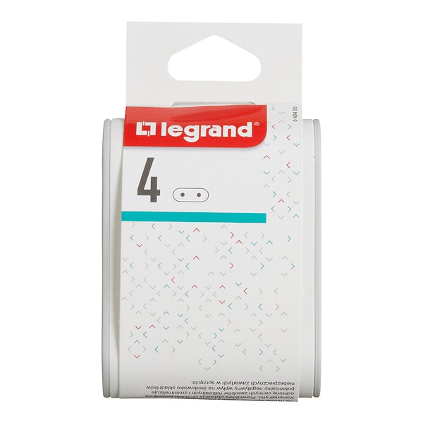 LEGRAND - Fiche multiprise - 4 prises latérales 2P - 6A - large