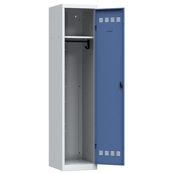 P.HENRY - Vestiaire industrie propre - 1 case - Gris perle et bleu - large