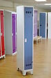 P.HENRY - Vestiaire industrie propre - 1 case - Gris perle et bleu - vignette