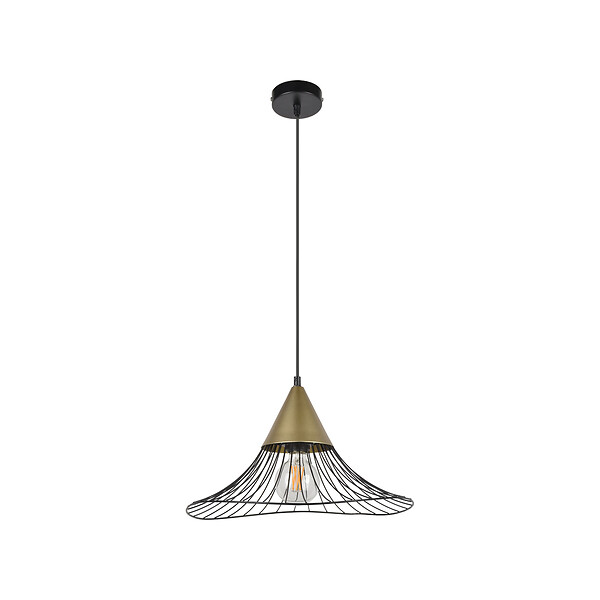 COREP - Suspension métal Lizzie Noir Laiton D40 - large