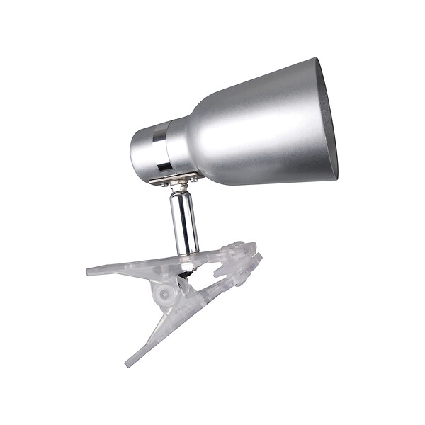 COREP - Spot à pince métal - Argent - 15W - large