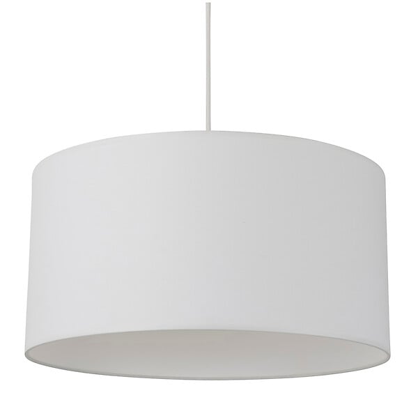 COREP - Suspension cylindre coton Blanc cassé Diam.38cm - large