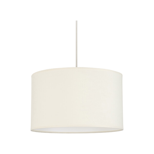 COREP - Suspension cylindrique en toile coton Crème 28cm - large