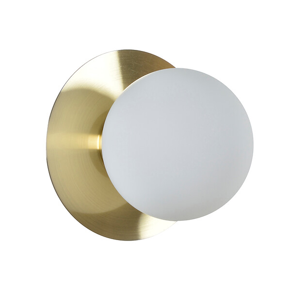COREP - Applique ronde met.verre manor - large