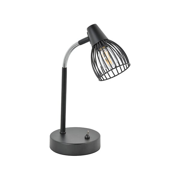 COREP - Lampe métal filaire Jaro Noir mat - 37cm - douille E14 - large