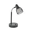 COREP - Lampe métal filaire Jaro Noir mat - 37cm - douille E14 - vignette