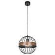 COREP - Suspension globe Raw - Noir mat et bronze - vignette