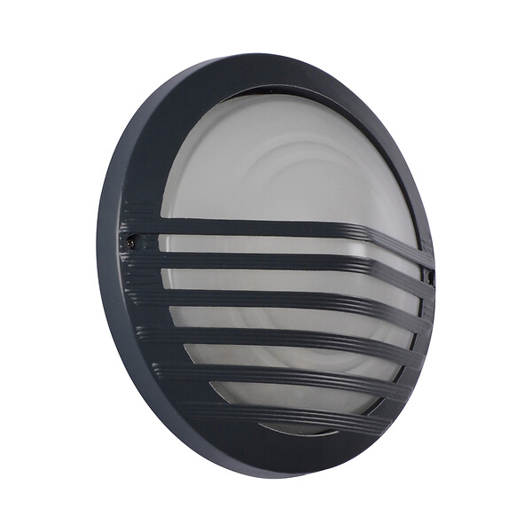 COREP - Plafonnier aluminium - Nautilus - Anthracite - E27 40W - large