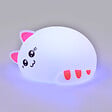COREP - Objet lumineux LED RGB - Silicone - Chat - Blanc - vignette