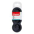 LEGRAND - Multiprise 3 prises frontales 2P+T Noir - 3680 W - vignette