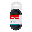 LEGRAND - Fiche multiprise 2 prises frontales - 16A 3680W - Noir - vignette