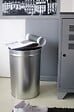 P.HENRY - Pierre henry - coffre pouf 33 litres en metal alu - vignette