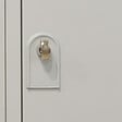P.HENRY - Vestiaires 4 colonnes de 2 cases de 30cm gris perle - vignette