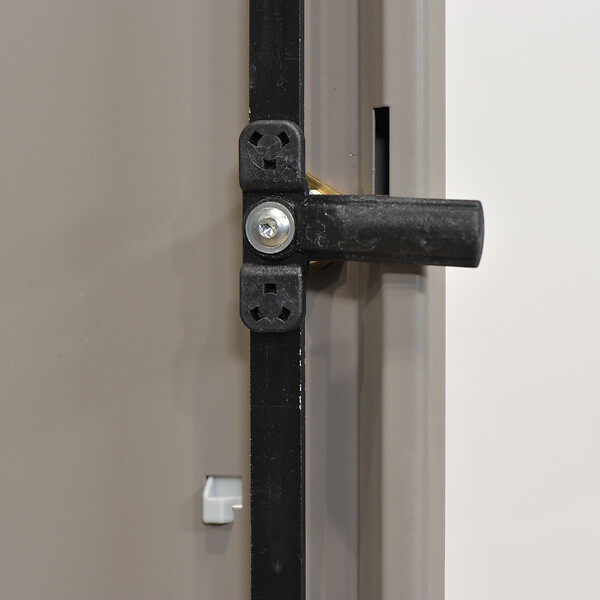 P.HENRY - Vestiaire 3 colonnes - 2 cases - Gris perle et taupe - large