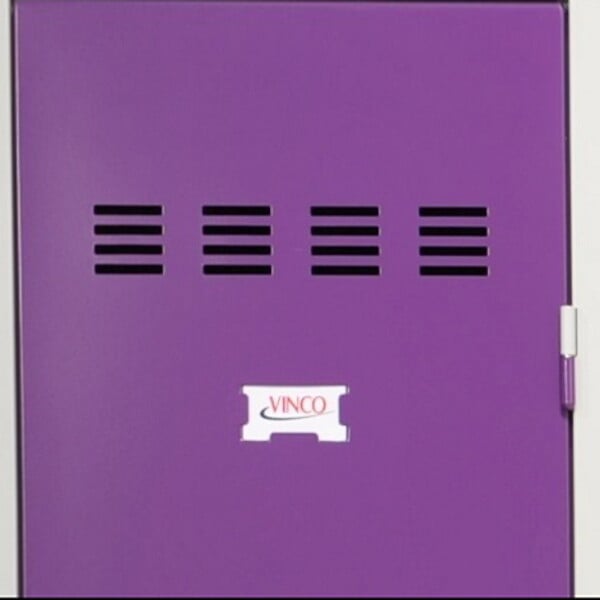 P.HENRY - Vestiaire 3 colonnes - 2 cases - Gris perle et prune - large