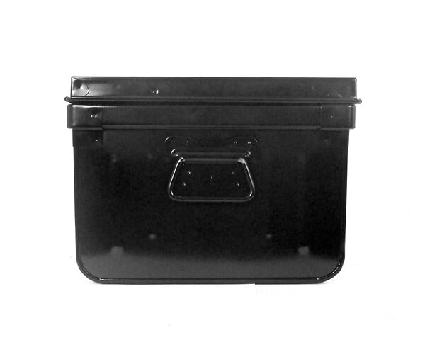 P.HENRY - Coffre industriel - Métal - Noir - 45L - large