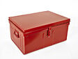P.HENRY - Pierre henry - coffre en metal rouge 45 litres - vignette
