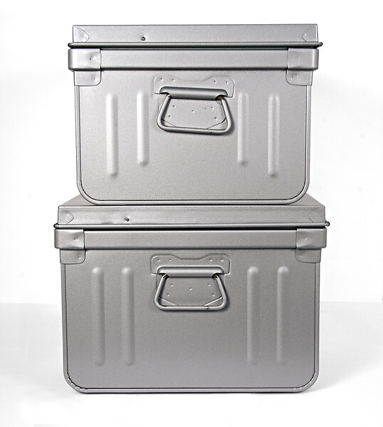 P.HENRY - Duo de coffres - Métal  - Aluminium - 45 et 60L - large