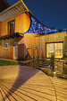 JARDILINE - Voile d'ombrage triangulaire Austral - Bleu nuit - 3.6m - vignette